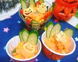 『黒猫ジジとかぼちゃ』ハロウィン弁当★作り方23写真