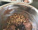 バナナとココナッツのチョコマフィン作り方5写真