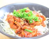 豚こま切れ肉のコチュジャン甘辛丼！作り方8写真