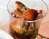 ラクヨウきのこ・甘露煮風と麺つゆ漬け♪作り方4写真