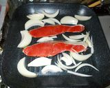 グリルパンで鮭とホタテのちゃんちゃん焼き作り方4写真