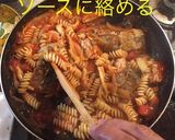 鯖缶でネジネジ(フジッリ)トマトパスタ♪作り方14写真