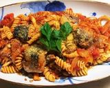 鯖缶でネジネジ(フジッリ)トマトパスタ♪作り方15写真