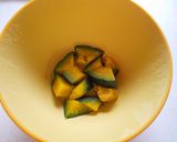 南瓜と大豆粉のメープルミニマフィン作り方1写真