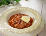 5分で!お豆とオイルサーディンのトマト煮作り方4写真