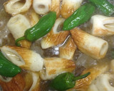 サッと出来るちくわとこんにゃくししとう煮作り方3写真