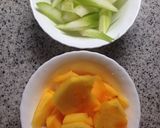 サッパリ柿とセロリのサラダ作り方1写真