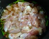 空芯菜と鶏肉の炊き込みご飯作り方4写真
