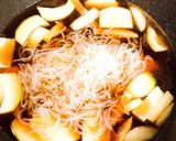 お肉少なめシラタキ入り牛丼☆作り方2写真