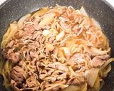 お肉少なめシラタキ入り牛丼☆作り方4写真