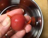 冷凍プチトマトの味噌汁作り方2写真