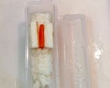 寿司型・模様巻き(トンボ２個だけ弁当用)作り方5写真