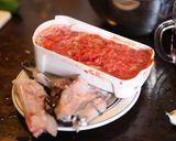 バルセロナのお家で食べた海鮮パエリア作り方2写真