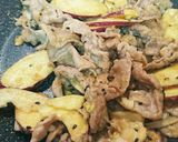 楽うま☆さつま芋と豚肉のこってり味噌炒め作り方4写真