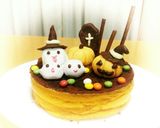 ハロウィンケーキ闇バージョン作り方9写真