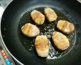旨っ♥半月たまごの豚肉巻き(甘辛たれ)作り方14写真