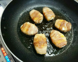 旨っ♥半月たまごの豚肉巻き(甘辛たれ)作り方14写真