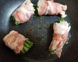 ニラとチーズの豚肉巻き～玉ねぎソース作り方3写真