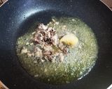 オイルサーディンとみつばの和風パスタ作り方4写真