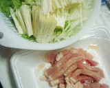 豚ロースと白菜エノキの中華風炒め作り方1写真