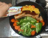 豚ロースの蒸し焼き♪簡単ケチャップ味作り方8写真