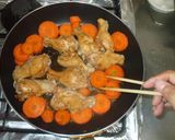 鶏手羽元の蒸し焼き♪簡単ケチャップ味作り方7写真