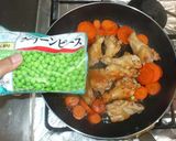鶏手羽元の蒸し焼き♪簡単ケチャップ味作り方9写真