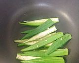 オクラとトマトベーコンの和風チーズ焼き♡作り方2写真