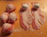 簡単★うずらの肉巻きケチャップ醤油炒め作り方1写真