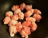 簡単★うずらの肉巻きケチャップ醤油炒め作り方2写真