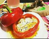 ☆パプリカの器で目玉焼き☆作り方7写真
