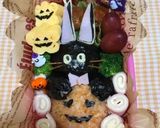 『黒猫ジジとかぼちゃ』ハロウィン弁当★作り方25写真