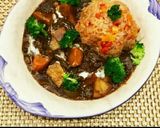 簡単ピラフ☆カレー粉andケチャップ☆作り方10写真