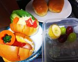 遠足ε=(ﾉ･∀･)ﾂに簡単☺️軽食パン作り方1写真