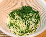 オクラの新芽とツナの塩昆布マリネ作り方1写真