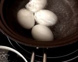 味がしみた半熟煮卵！作り方1写真