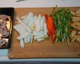 小エビと野菜の醤油炒め作り方1写真