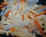 小エビと野菜の醤油炒め作り方3写真
