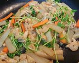 小エビと野菜の醤油炒め作り方4写真