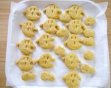 おばけかぼちゃふちクッキー～ハロウィン作り方4写真