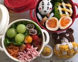 簡単】キャラ弁 ピンクチップ ハロウィン作り方10写真