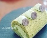 綺麗になれちゃう『抹茶抹茶ロールケーキ』作り方5写真