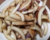 アケビの皮と多種野菜の油炒め味噌煮・激旨作り方2写真