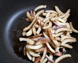 アケビの皮と多種野菜の油炒め味噌煮・激旨作り方3写真