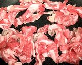 簡単★牛コマで柳川風卵とじ丼作り方4写真