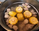 簡単豚肉とトウモロコシのスープ作り方3写真