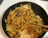 スタミナたっぷり！豚キムチうどん作り方4写真