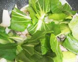 簡単♪豚こまとチンゲン菜でクィック中華丼作り方7写真