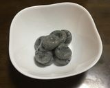 黒ごまの黒豆茶団子作り方3写真