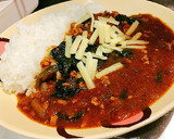 ひき肉とほうれん草トマトカレー作り方7写真